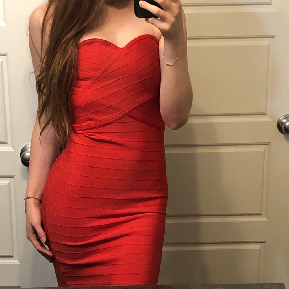 Bandage Red Dress